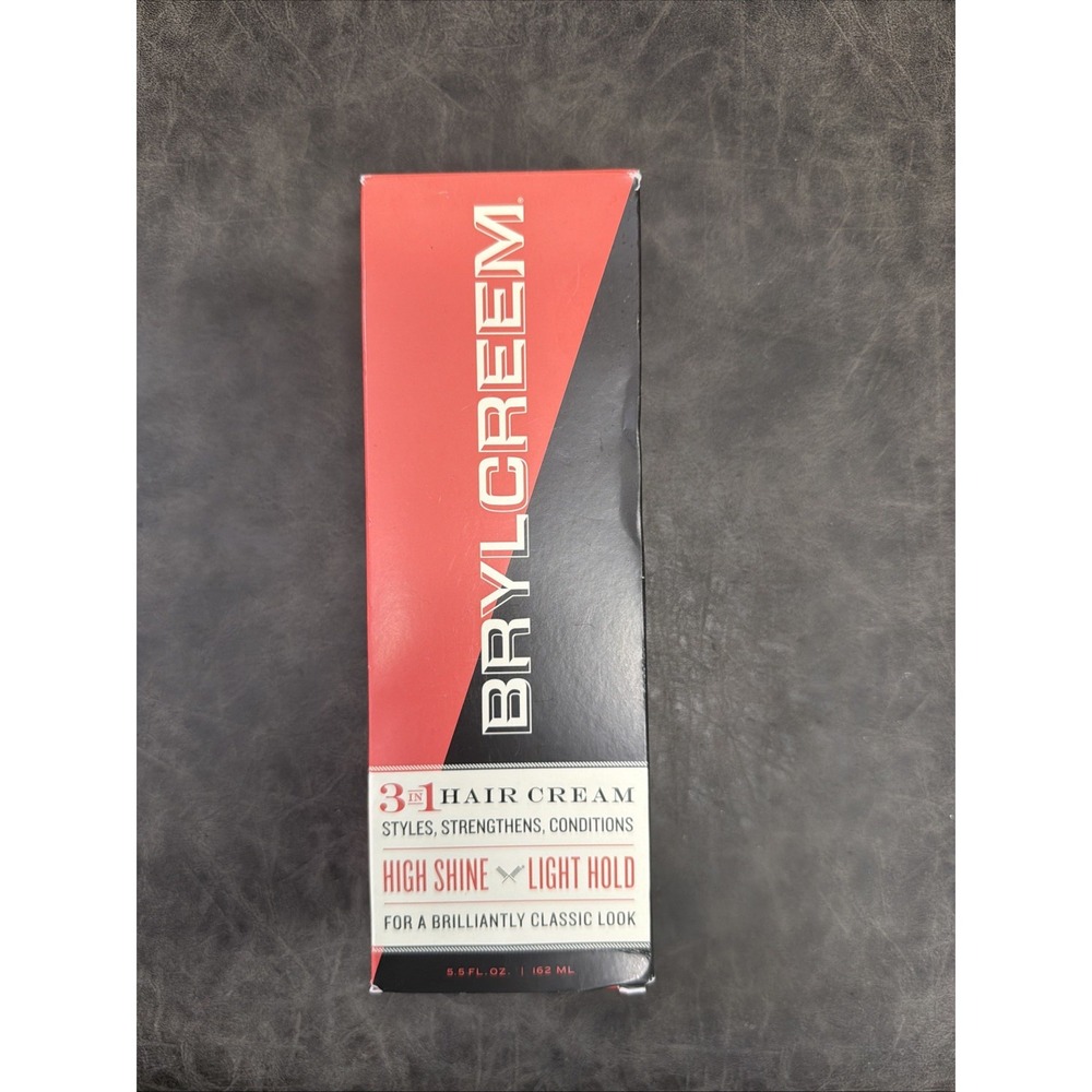 Brylcreem 3-in-1 Original High Shine Men's Hair Cream for Styling - 5.5 Ounce